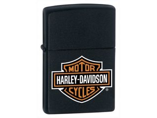 Bật Lửa Zippo 218HD.H252 Black Matte Harley Davidson - Phong Cách Cổ Điển và Sang Trọng với Họa Tiết Logo Nổi Bật