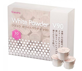 Bột dưỡng trắng da Fracora White Powder V90 Vitamin C