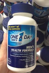 Viên Uống Vitamin Tổng Hợp One A Day Men's Multivitamin Bổ Sung Dinh Dưỡng Chuyên Dành Cho Nam Giới Dưới 50 Tuổi - 300 Viên Chính Hãng Mỹ