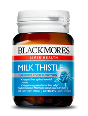 Viên Uống Bổ Gan Blackmores Milk Thistle Úc - Hỗ Trợ Thanh Lọc Cơ Thể, Giúp Tăng Cường Chức Năng Gan - 42 Viên TPCN