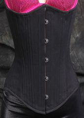 Áo Định Hình Corset 26 Xương Kép - Giúp Vòng 2 Thon Gọn, Chất Liệu Satin Mềm Mại, Be Đen, Thời Trang Nữ