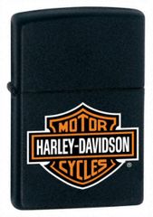 Bật lửa Zippo 218HD.H252 Black Matte Harley Davidson