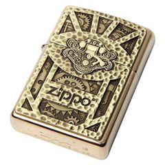 Bật Lửa Zippo 29103 Steampunk Box Emblem Đồng Thau - Bộ Sưu Tập 2016, Mẫu Thiết Kế Độc Đáo Cho Người Yêu Thích Fandom Vintage