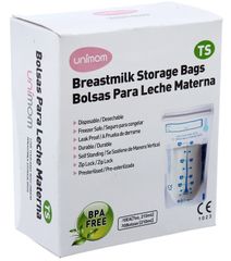 Túi Trữ Sữa Unimom TS Cảm Ứng Nhiệt 210ml - 30 Túi An Toàn, Không BPA, Dễ Dàng Sử Dụng Trong Ngăn Lạnh hoặc Ngăn Đông
