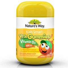 Kẹo Vita Gummies bổ sung Vitamin D3 hộp 60 viên