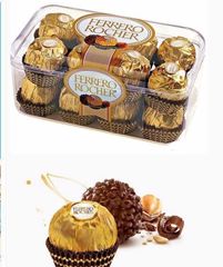 Kẹo Sôcôla Ferrero Rocher nhân kem hạt dẻ - Hộp 16 viên 200g - Hương vị thơm ngon ngọt ngào, món quà hoàn hảo cho lễ hội