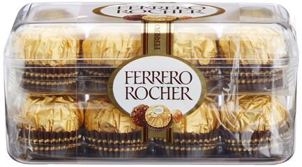 Kẹo Sôcôla Ferrero Rocher nhân kem hạt dẻ - Hộp 16 viên 200g - Hương vị thơm ngon ngọt ngào, món quà hoàn hảo cho lễ hội