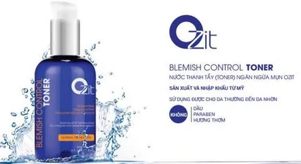 Nước Hoa Hồng Ozit Blemish Control Toner - Giúp Ngăn Ngừa Mụn, Se Khít Lỗ Chân Lông, Dưỡng Ẩm Cho Da Dầu 177.4ml