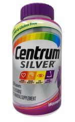 Viên uống Centrum Silver Ultra Women's 50+ - Vitamin tổng hợp cho phụ nữ trên 50 năm tuổi, hỗ trợ sức khỏe tim mạch và thị lực.