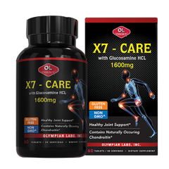 Viên uống X7 Care với Glucosamine HCL 1600mg - Hỗ trợ sức khỏe xương khớp từ Olympian Labs, Mỹ, tăng cường vận động linh hoạt