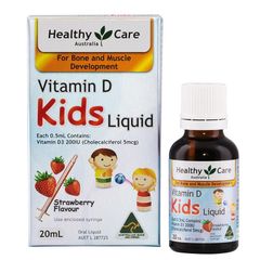 Vitamin D dạng nước cho trẻ Healthy care Kids Liquid
