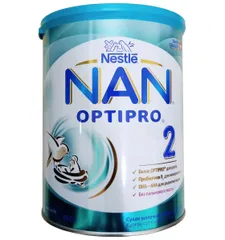 Sữa Nan Nga Optipro số 2 cho bé 6 - 12 tháng tuổi 800g