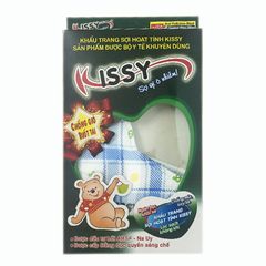 Khẩu Trang Trẻ Em Kissy Sợi Hoạt Tính Che Tai - Bảo Vệ Sức Khỏe, Thiết Kế Thời Trang, Nhiều Họa Tiết Đáng Yêu
