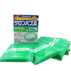 Cao dán Salonpas Hisamitsu Nhật Bản - Giảm đau nhức cơ xương, hỗ trợ viêm, 140 miếng, sản phẩm chăm sóc sức khỏe hàng đầu