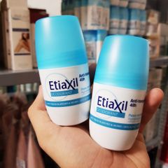 Lăn Khử Mùi Hàng Ngày Etiaxil Deodorant Anti Transpirant 48h - Giảm Tiết Mồ Hôi, An Toàn Cho Da Nhạy Cảm, Hiệu Quả 48 Giờ