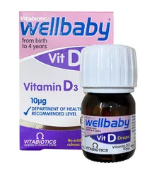 Vitamin D3 Wellbaby dạng nhỏ giọt cho bé từ sơ sinh - 4 tuổi