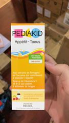 Siro Pediakid Appétit Tonus 125ml - Hỗ Trợ Ăn Ngon, Tăng Cường Đề Kháng Cho Bé Từ 6 Tháng, Vitamin Tự Nhiên Pháp