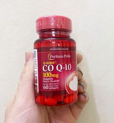 Viên uống Puritan's Pride CoQ10 100mg - Bổ sung năng lượng, hỗ trợ sức khỏe tim mạch, hàng nhập khẩu Mỹ, 60 viên.
