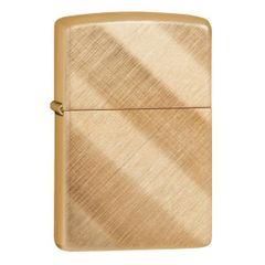 Bật Lửa Zippo Diagonal Weave Brass 29675 - Thiết Kế Sang Trọng Hiện Đại, Bật Tắt Nhạy, Hàng Chính Hãng USA