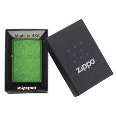 Zippo Meadow xanh mạ đồng thau phủ bóng 24840 - Bật lửa Zippo Classic Chính Hãng, Thiết Kế Sang Trọng, Đẳng Cấp USA