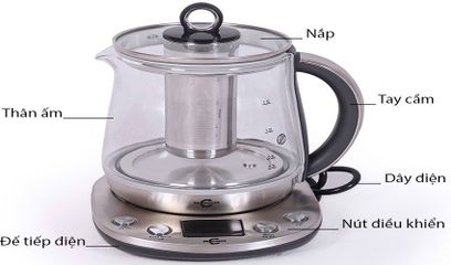 Nồi Chưng Yến Đa Năng BBCooker BS20 Cao Cấp 1.5L - Nấu Trà, Hầm Ninh Dinh Dưỡng, Thiết Kế Hiện Đại và Thông Minh