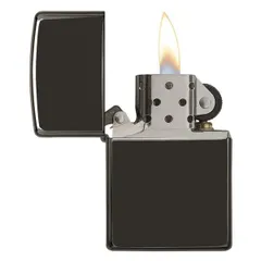 Zippo Ebony 24756 Đen Gỗ Mun - Bật Lửa Cao Cấp Classic với Thiết Kế Đơn Giản, Sang Trọng và Bóng Láng, Hàng Chính Hãng USA