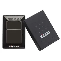 Zippo Ebony 24756 Đen Gỗ Mun - Bật Lửa Cao Cấp Classic với Thiết Kế Đơn Giản, Sang Trọng và Bóng Láng, Hàng Chính Hãng USA