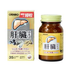 Viên uống giải độc gan Orihiro Nhật Bản - Hỗ trợ phục hồi chức năng gan, tăng cường sức khỏe cho người uống rượu, 70 viên