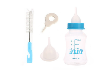 Bình Ti Sữa Dành Cho Chó Mèo Sơ Sinh - Thiết Kế Núm Ti Mềm Mại, 150ml/60ml, Dụng Cụ Ăn Uống Cho Thú Cưng An Toàn, Dễ Dàng Sử Dụng