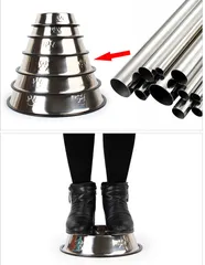Bát ăn inox không rỉ sét cho chó mèo - Dụng cụ ăn uống cao cấp, chống trơn trượt, dễ vệ sinh, nhiều kích thước lựa chọn