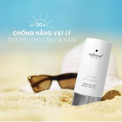Kem Chống Nắng Vật Lý Sakura Physical Daily Defense SPF 50 - Chăm Sóc Da Nhạy Cảm, Bảo Vệ Tối Ưu Từ Nhật Bản