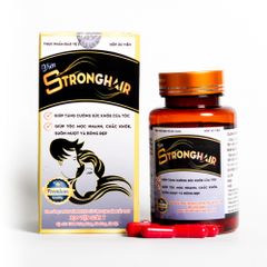 Viên uống Strong Hair hỗ trợ chống rụng tóc, cải thiện tóc yếu - Sản phẩm thiên nhiên từ Học viện Quân Y, 30 viên
