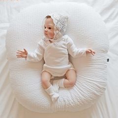 Gối Chống Trào Ngược Rototo Bebe Cao Cấp Hàn Quốc - Vải Ripple Nhăn, Hỗ Trợ Trẻ Từ Sơ Sinh, Thiết Kế Dễ Dàng Vệ Sinh