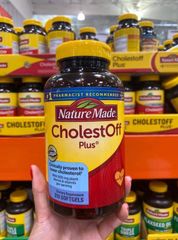 Viên uống hỗ trợ cholesterol Nature Made Cholest Off Plus 210 viên - Hỗ trợ sức khỏe tim mạch chính hãng Mỹ