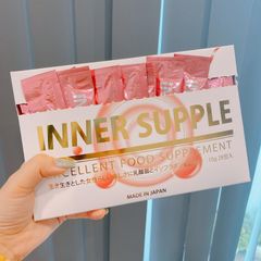Nước uống Inner Supple Nhật Bản hỗ trợ cân bằng nội tiết tố nữ, cải thiện sức khỏe và làn da, dễ uống, 28 gói/hộp.