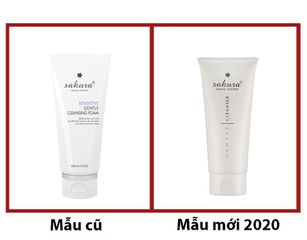 Sữa rửa mặt cho da nhạy cảm Sakura Gentle Cleanser