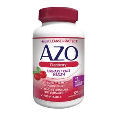 Viên uống hỗ trợ đường tiết niệu AZO Cranberry - Viên nang 100 viên cho sức khỏe tiết niệu, ngừa viêm nhiễm, cho cả nam và nữ