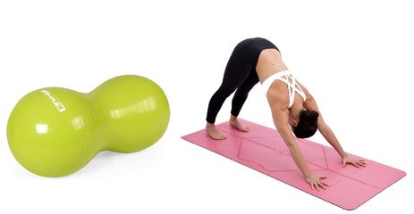 Bóng tập Yoga bầu dục MDBuddy MD1232 - Dụng cụ thể thao chất lượng cao, hỗ trợ tập luyện tại nhà, chất liệu PVC bền bỉ, chống trơn trượt.