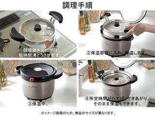Nồi Ủ Thermos 4.5L Nhật Bản - Chân Không Giữ Nhiệt, Tiết Kiệm Thời Gian Nấu Ăn Cho Gia Đình - Dùng Cho 4-6 Người