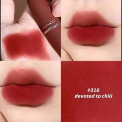 Son MAC Devoted To Chili 316 Đỏ Gạch - Son Matte Cao Cấp, Màu Đỏ Huyền Thoại, Thỏi Son Thời Thượng Cho Đôi Môi Quyến Rũ