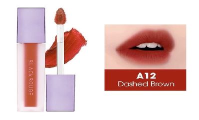 Son Kem Lì Black Rouge Air Fit Velvet A12 - Màu Nâu Đỏ Gạch Tự Nhiên, Chất Son Mượt Mịn, Bám Môi Lâu Trôi, Dành Cho Nàng Yêu Thích Trang Điểm