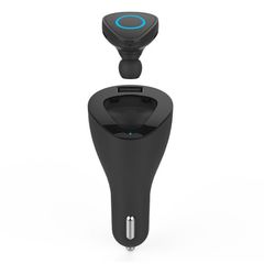 Tẩu Sạc Ô Tô Kiêm Tai Nghe Bluetooth Roman R6000 - Thiết Kế Độc Đáo, Công Nghệ Khử Tiếng Ồn, Tiện Lợi Khi Lái Xe