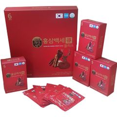 Nước Hồng Sâm Nhung Hươu 6 Tuổi Q Plus Hàn Quốc Tốt Cho Sức Khỏe - Hộp 30 Gói Bổ Sung Sức Đề Kháng và Làm Đẹp Da