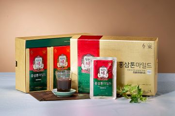 Nước Hồng Sâm KGC Tonic Mild 6 Năm Tuổi Hàn Quốc - Hộp 30 Gói, Bổ Dưỡng & Tăng Cường Sức Khỏe, Chiết Xuất Thảo Mộc Tự Nhiên