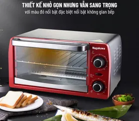 Lò Nướng Điện Nagakawa NAG3210 10L - Thiết Kế Hiện Đại, Đa Chức Năng, Tiện Lợi Cho Gia Đình