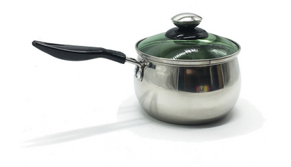 Nồi Nấu Bột Inox Hoàng Gia 2 Đáy 12cm - Nồi Quấy Bột An Toàn Cho Bé, Chất Liệu Inox 304 Chịu Nhiệt Cao, Tiện Dụng Trên Mọi Loại Bếp