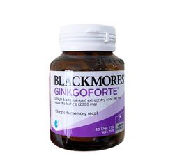 Viên Uống Tăng Cường Trí Nhớ Blackmores Ginkgo Forte 80 Viên - Hỗ Trợ Cải Thiện Tập Trung và Minh Mẫn Từ Bạch Quả Ginkgo Biloba