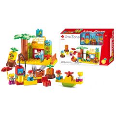 Bộ đồ chơi lắp ghép Nông trại hạnh phúc Toys House 55006