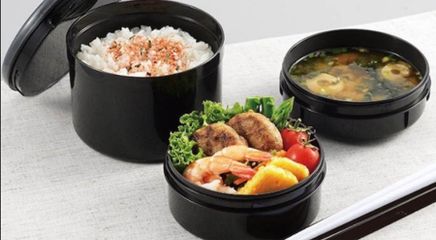 Hộp cơm giữ nhiệt Zojirushi SL-GH18-BA 3 ngăn Nhật Bản - Chất liệu cao cấp, giữ nóng hiệu quả đến 8 giờ, tiện lợi mang đi học, đi làm