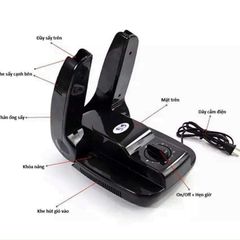 Máy Sấy Giày Khử Mùi Kax - Thiết Bị Khô Nhanh Có Hẹn Giờ, Sử Dụng Cho Giày Thể Thao, Giày Cao Gót, Vớ, Gang Tay